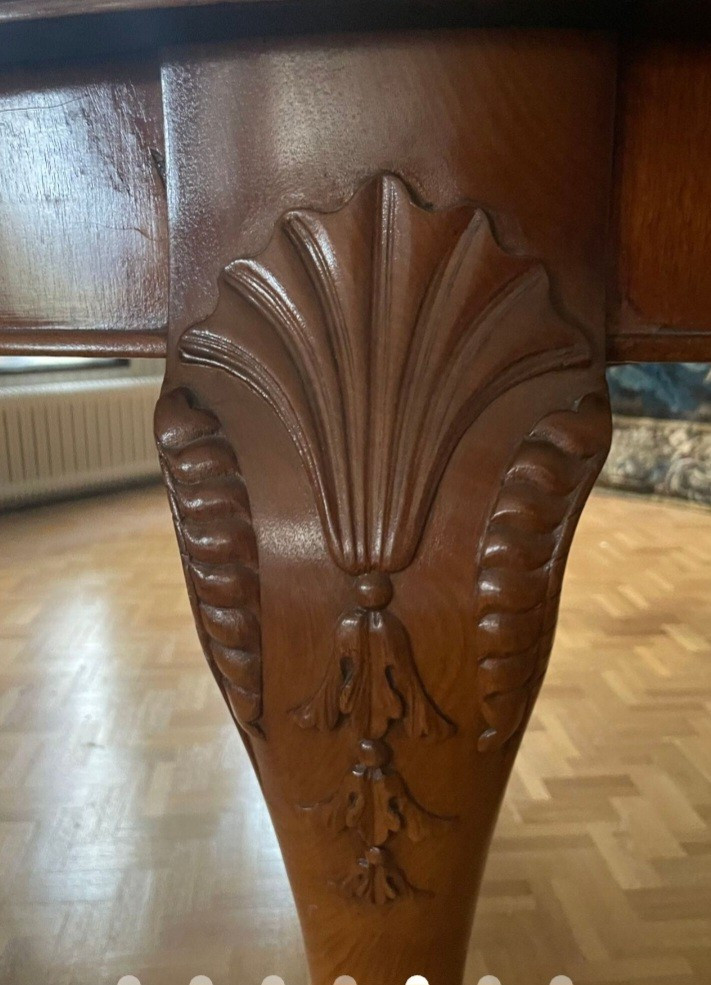  Solid Mahogany Dining Table, England, 19th Century, Victorian Era. Circa 1880.-photo-3