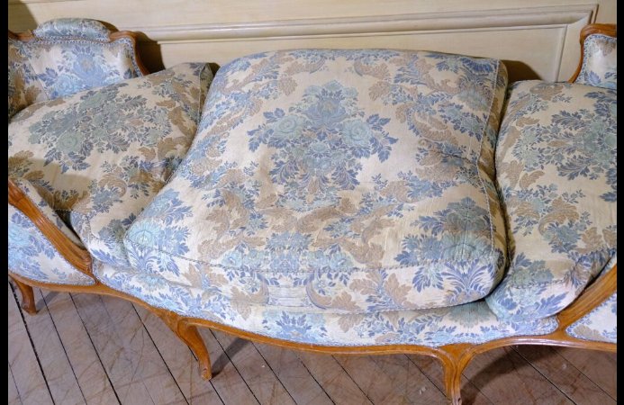 Louis XV-era Walnut Deck Chair Or Duchess Chair-photo-2
