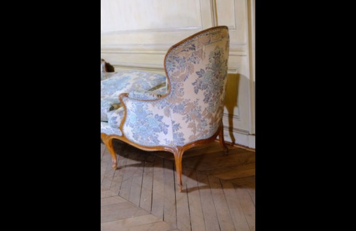 Louis XV-era Walnut Deck Chair Or Duchess Chair-photo-4