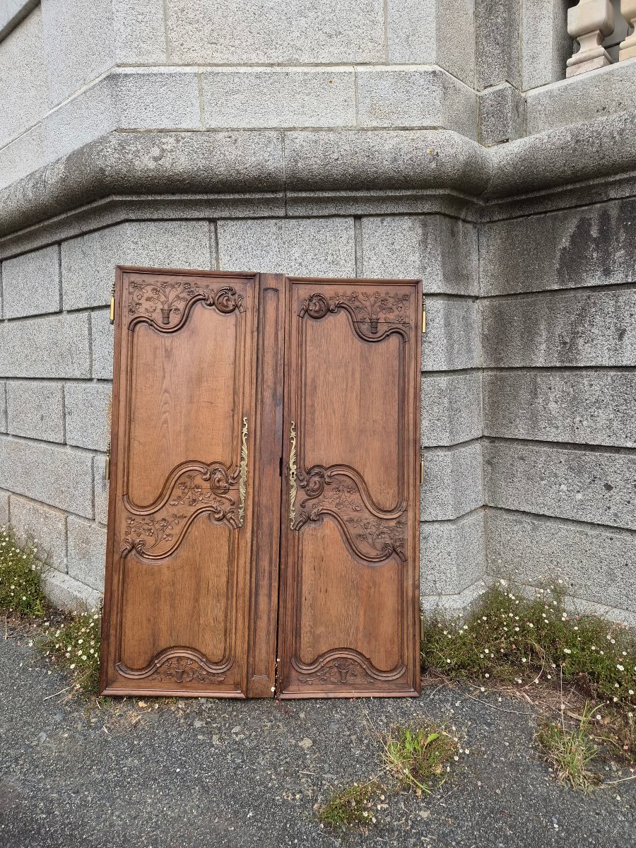 Pair Of 18th-century Doors, Britany Regional Furniture. 