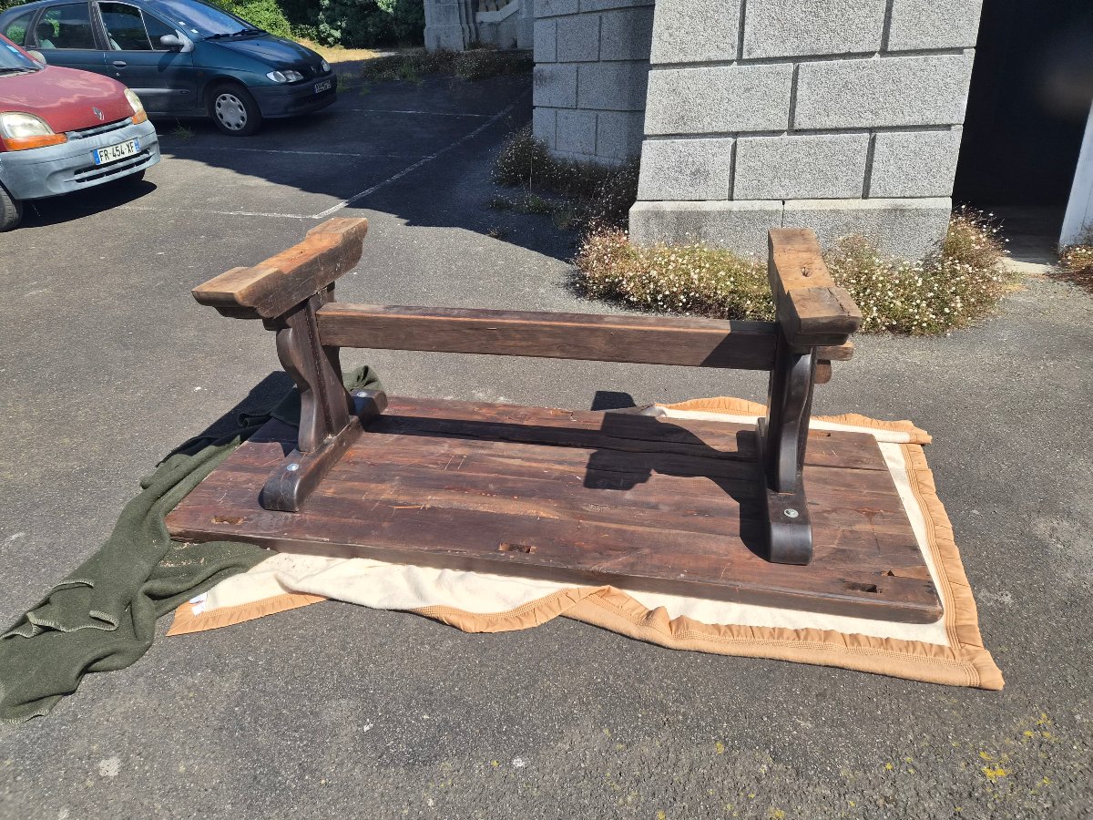 Table de ferme ou de communauté ou de monastère -photo-2