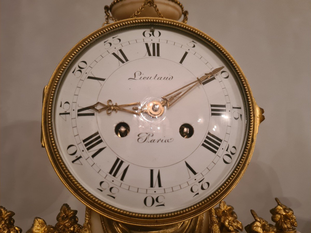 Large Portico Clock Louis XVI Period, Circa 1785-photo-3