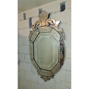 Murano Mirror, Early 20th Century, Good Condition. 