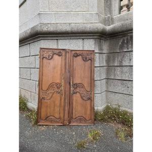 Pair Of 18th-century Doors, Britany Regional Furniture.