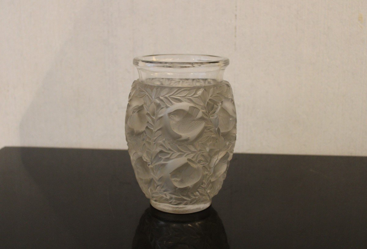 Vase ovoïde Lalique, modèle Bagatelle-photo-6