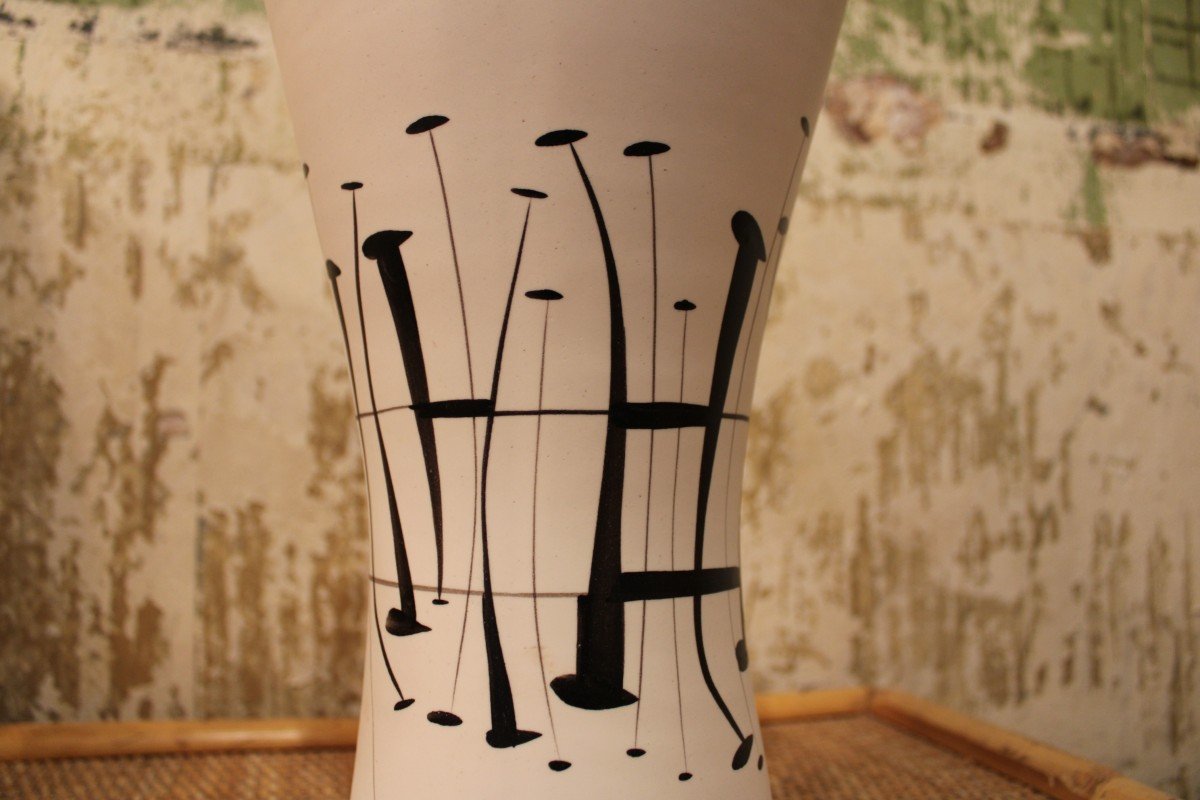 Vase Diabolo Par Roger Capron-photo-4