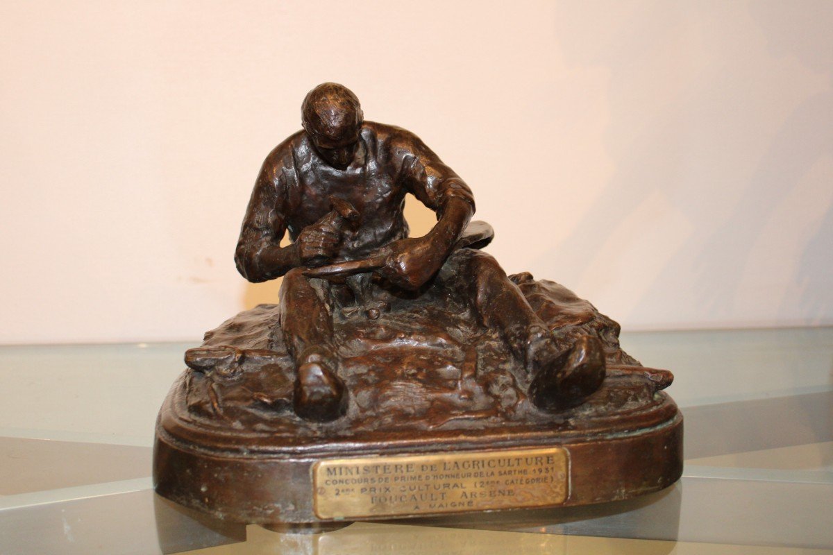 Bronze Sculpture By Henri Bouchard-photo-3