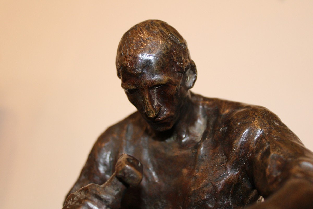 Bronze Sculpture By Henri Bouchard-photo-4