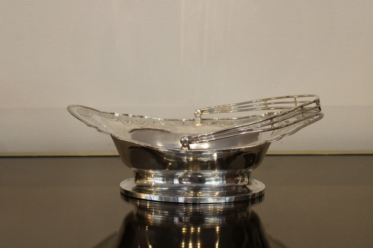 Silver Basket Sheffield, England 1798-photo-3