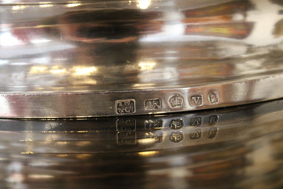 Silver Basket Sheffield, England 1798-photo-7