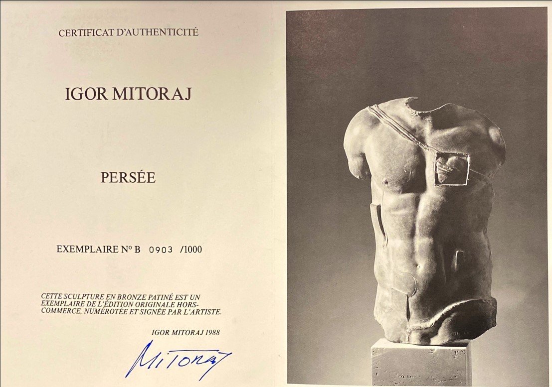 "Persée" Sculpture, Igor Mitoraj-photo-4