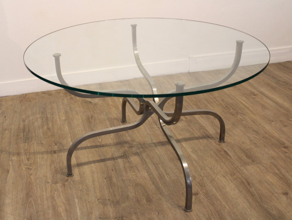 Guéridon par Georges Geoffroy, circa 1960-photo-3