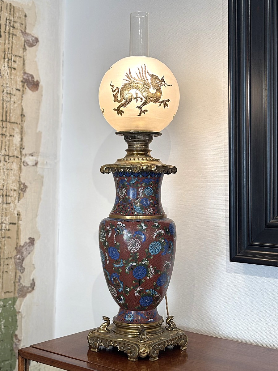 Paire de lampe à huile -photo-2