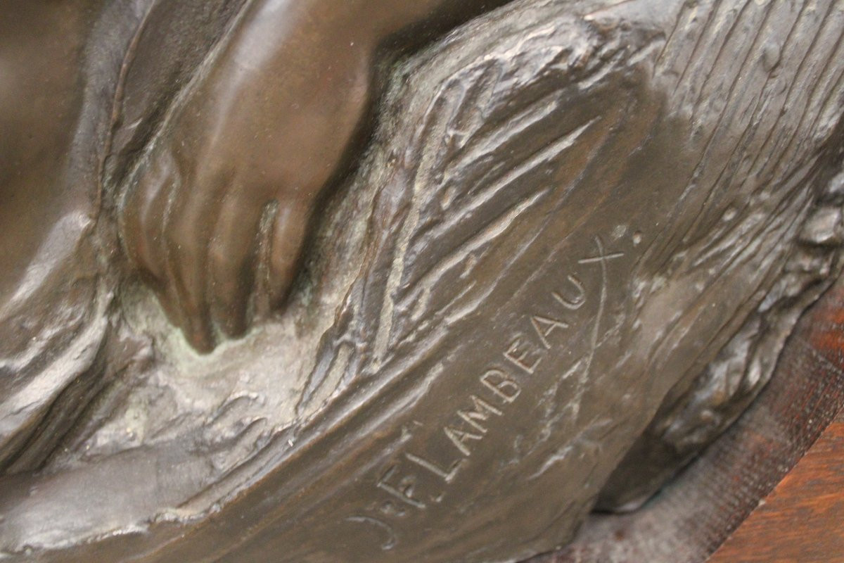 Bronze Bas-relief By Jef Lambeaux-photo-2