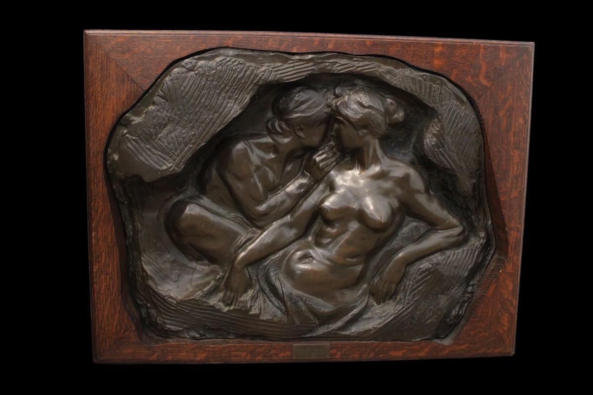 Bronze Bas-relief By Jef Lambeaux