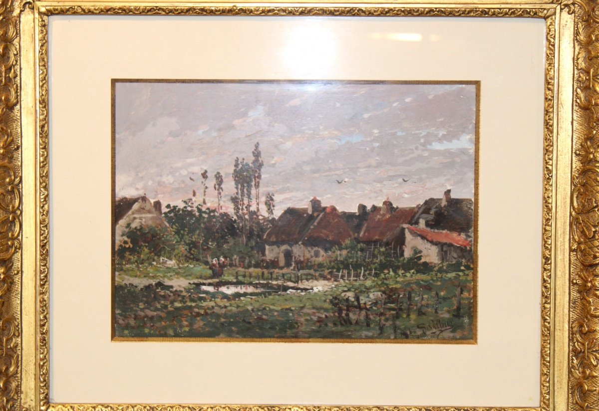 Landscape Painting By Eugène Galien - Laloue-photo-2