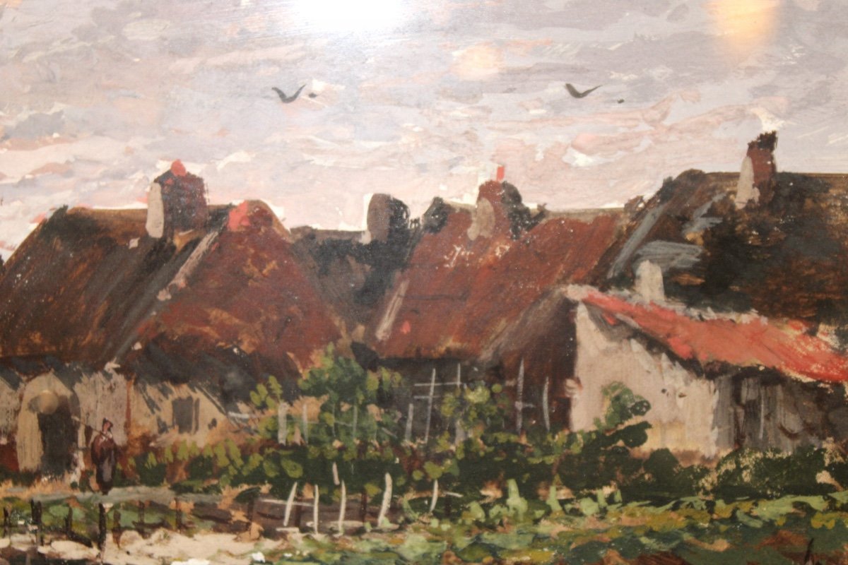 Tableau Paysage Par Eugène Galien - Laloue-photo-4