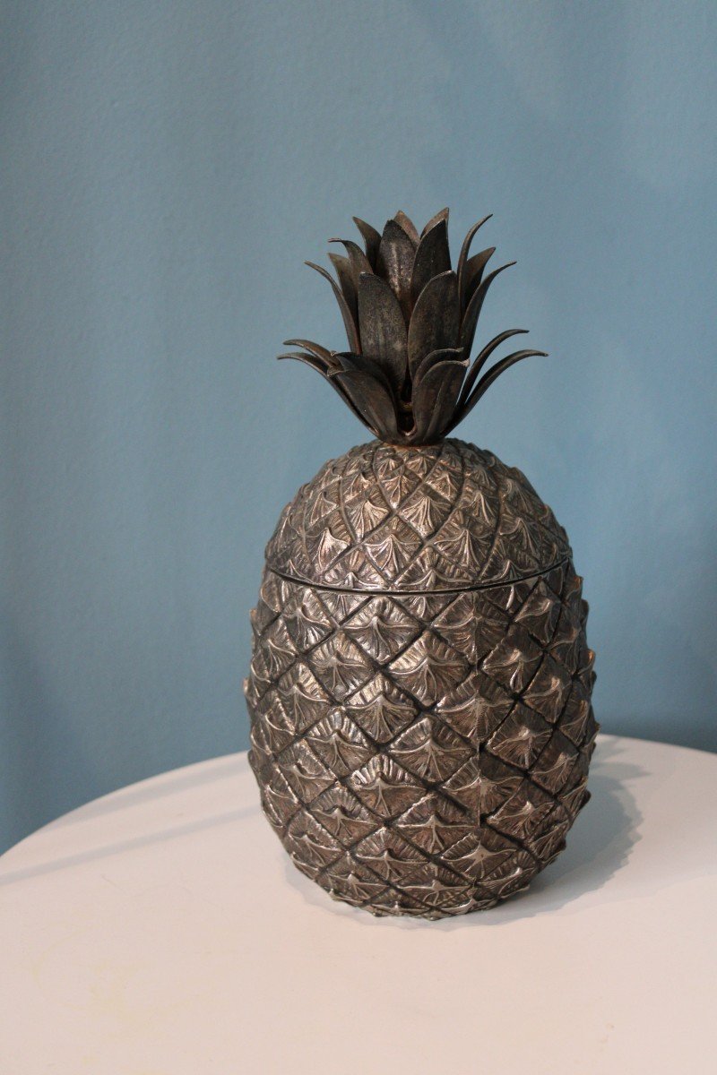 Pineapple Ice Bucket By Mauro Manetti, Circa 1960-photo-2