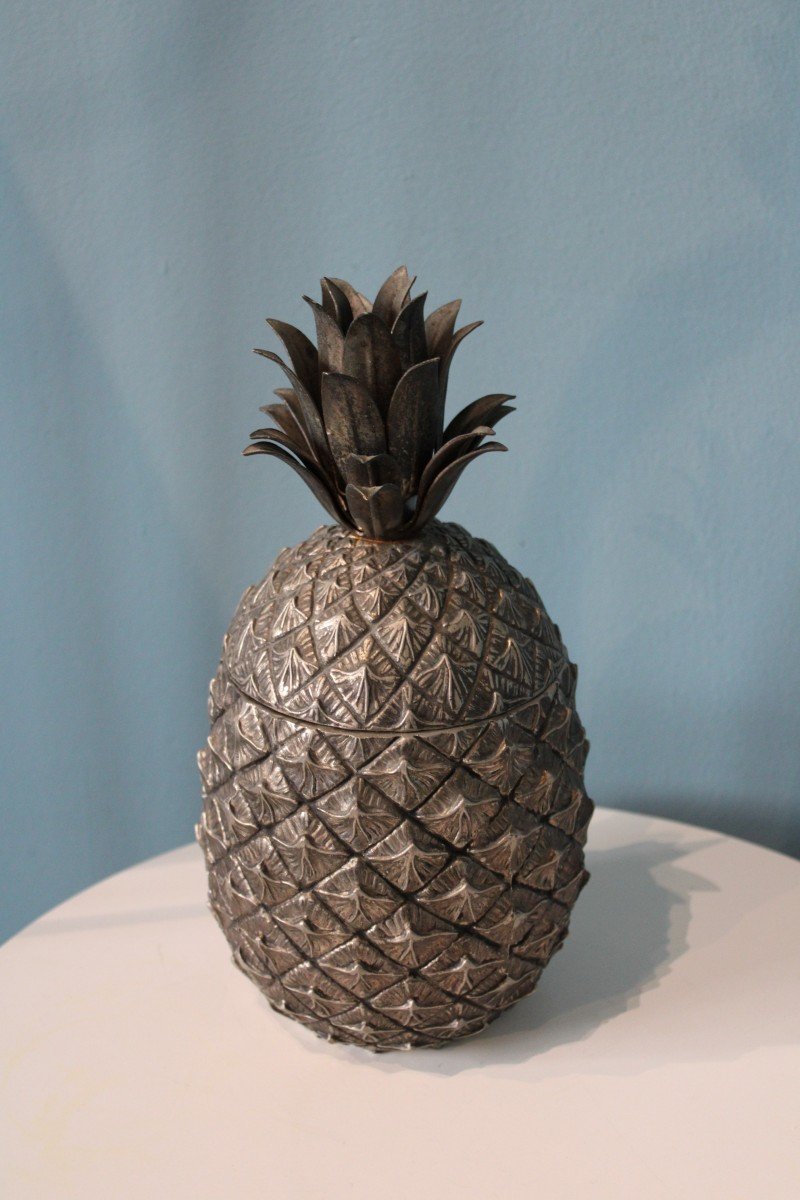 Pineapple Ice Bucket By Mauro Manetti, Circa 1960-photo-5