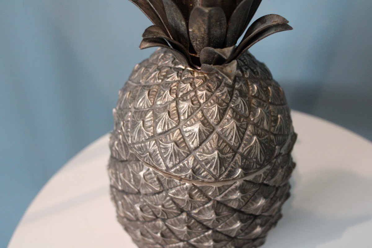 Pineapple Ice Bucket By Mauro Manetti, Circa 1960-photo-6