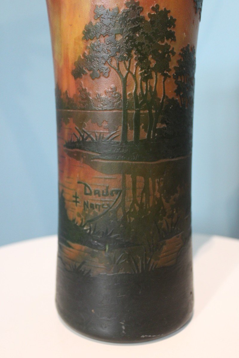 Daum Nancy Vase, Circa 1920-photo-2