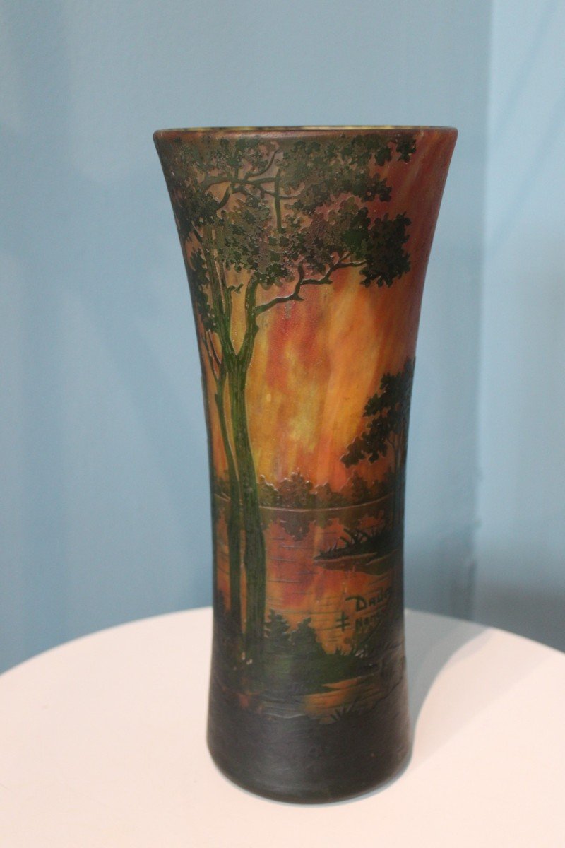 Daum Nancy Vase, Circa 1920-photo-3