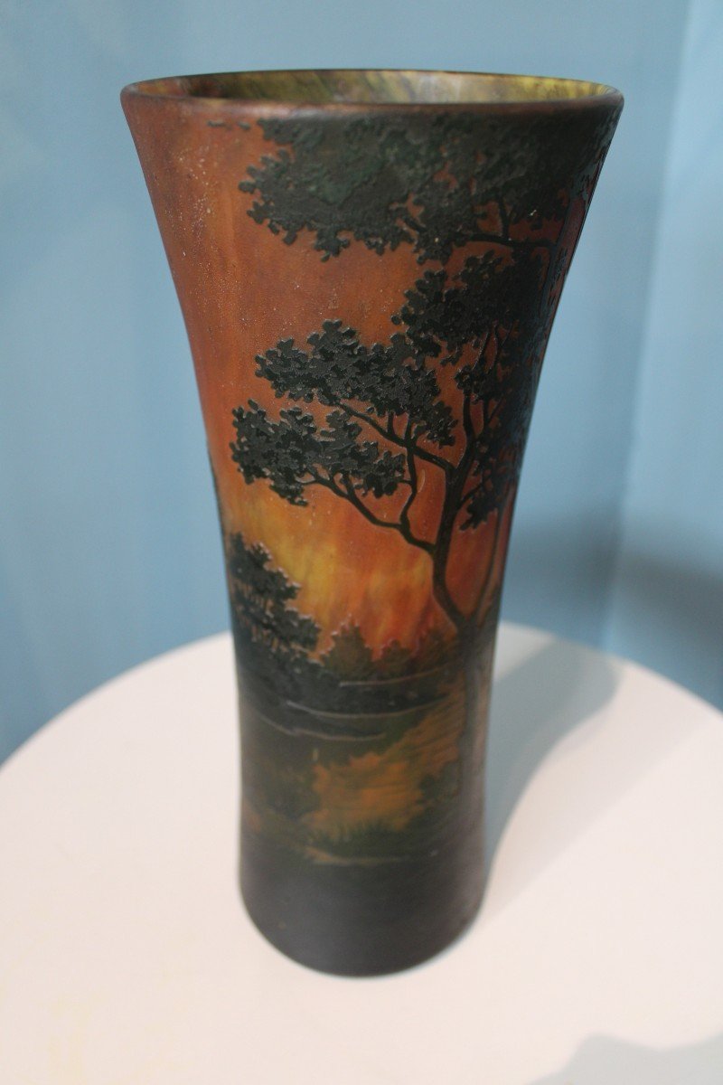 Daum Nancy Vase, Circa 1920-photo-5