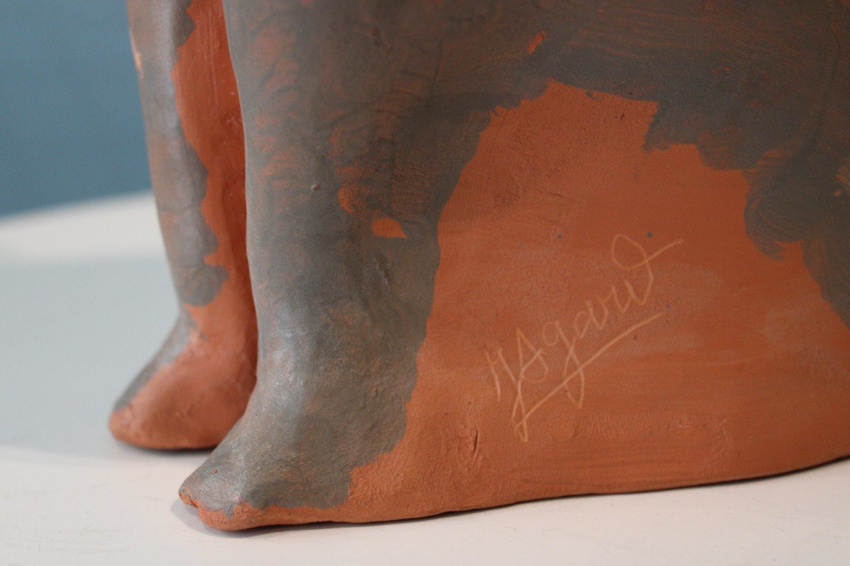 Sculpture Céramique Animaux Par Jules Agard, France, XXème Siècle-photo-5