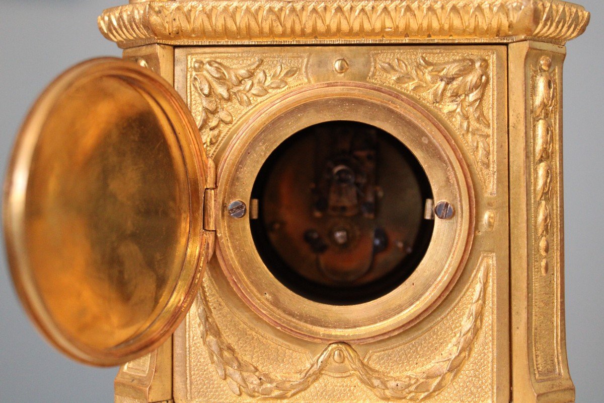 Pendule Napoléonienne, XIXème Siècle-photo-3