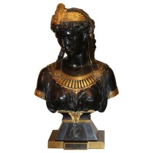 Bronze De Cléopâtre Par Eutrope Bouret, XIXe Siècle