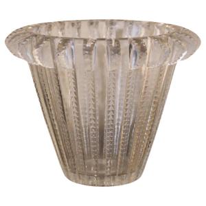 Vase En Cristal Lalique, XXème