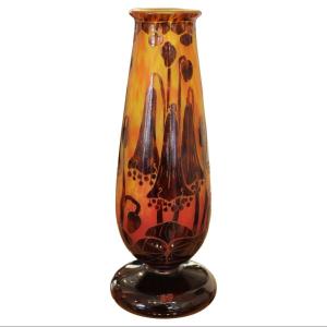 Vase "le Verre Français", XXème
