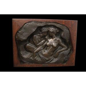 Bronze Bas-relief By Jef Lambeaux