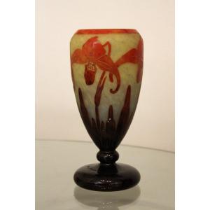Orchid Vase, Le Verre Français