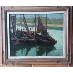 Henri Joseph Delvarre, Fishing Boats