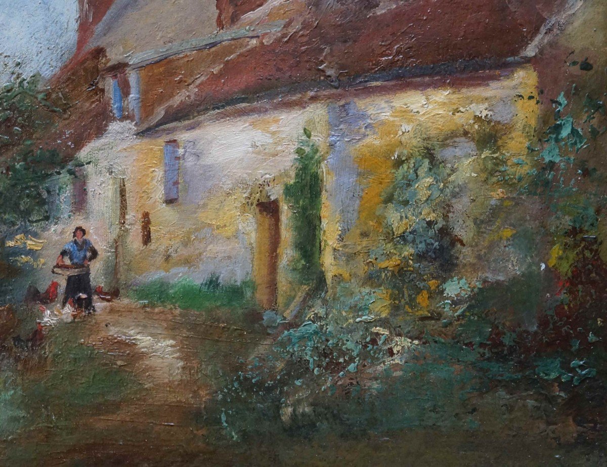 French School Of The 19th-20th Century “animated Farm Body” By Anonymous.-photo-3