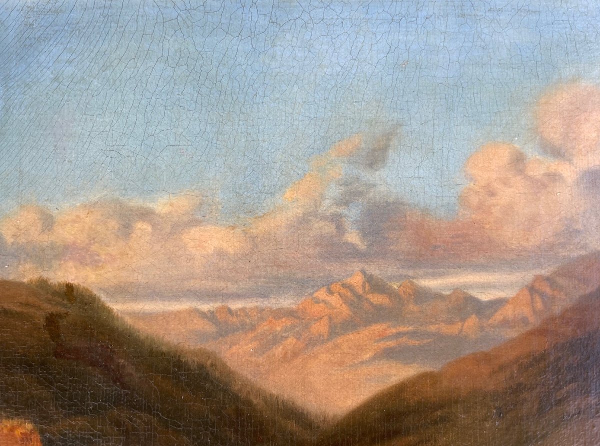 Ecole Française du XIXème « Scène Paysanne » Anonyme-photo-3