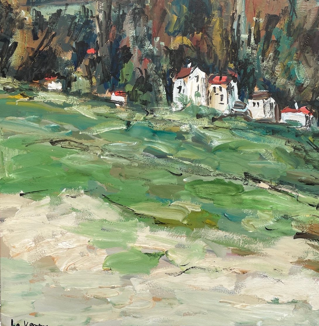 Ecole Française du XXème « La Varenne » par Robert L.P LAVOINE (1916-1999)-photo-4