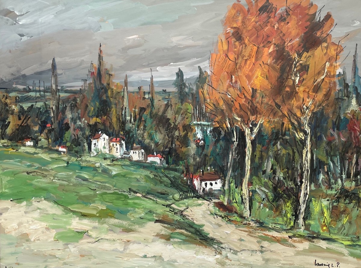 Ecole Française du XXème « La Varenne » par Robert L.P LAVOINE (1916-1999)