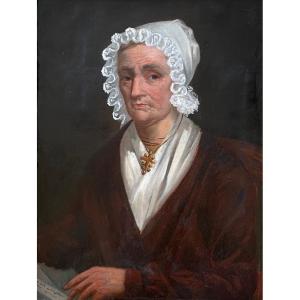 Ecole Française du début du XIXème « Portrait de femme » par Anonyme.