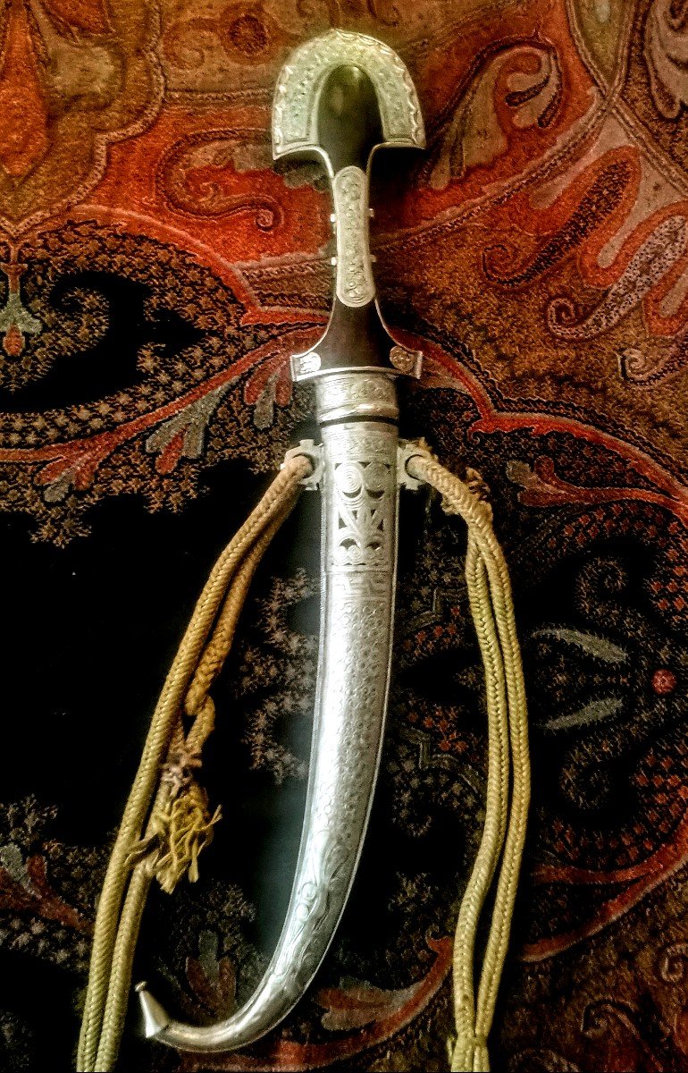 Dague Berber Knife Koumaya Or Koummya - 20th Century Collectible Bladed Weapon-photo-2