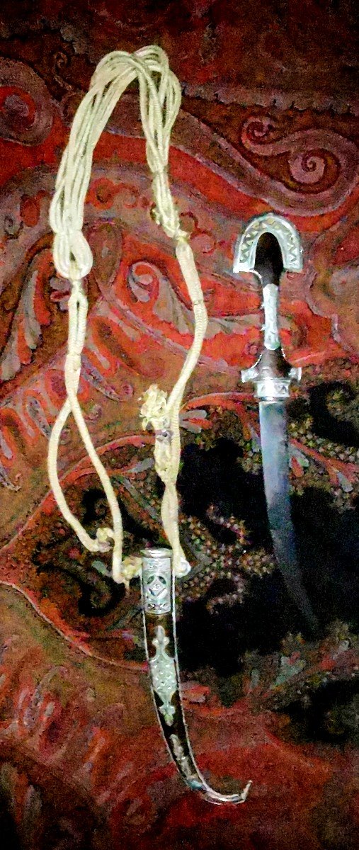 Dague Berber Knife Koumaya Or Koummya - 20th Century Collectible Bladed Weapon-photo-4