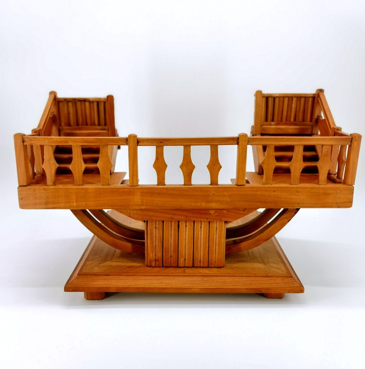 Maquette d'Escalier - Délassement (Modèle réduit) 1900/50 - Curiosité - Maîtrise - compagnons-photo-2