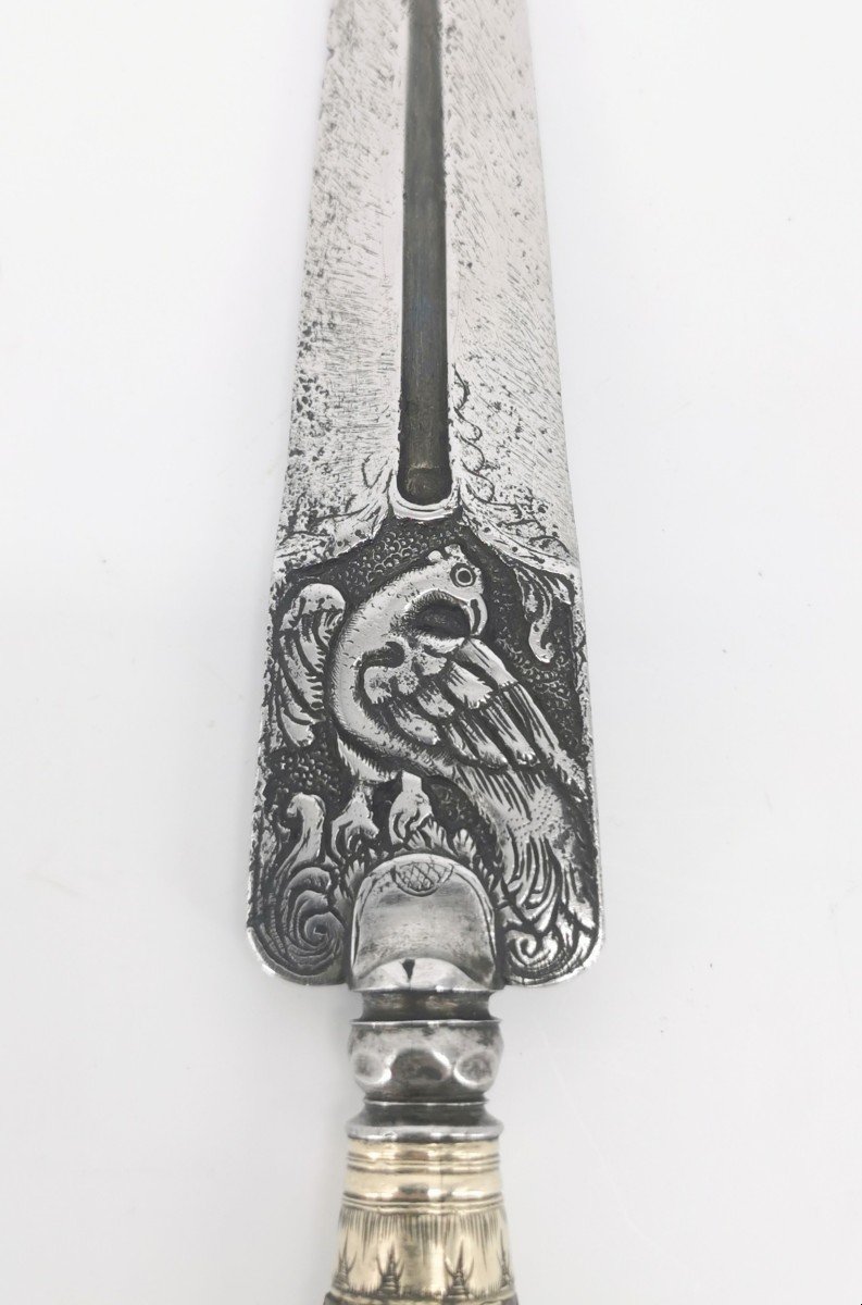 Hunting Dagger - Leather Sheath Dagger - 17th/18th Century Knife-photo-4