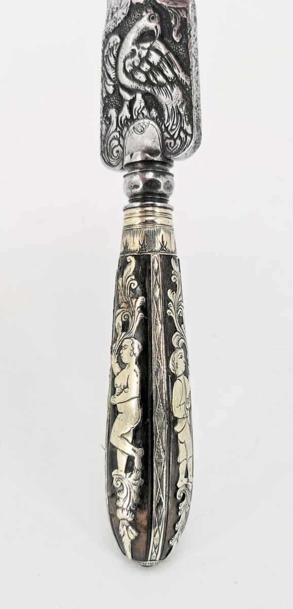 Hunting Dagger - Leather Sheath Dagger - 17th/18th Century Knife-photo-3