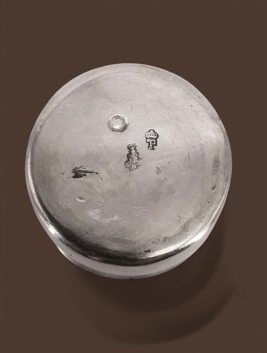 Timbale Gobelet Dit Curon Argent - Poinçon Fermier Généraux Argenterie XVIIIe -photo-3