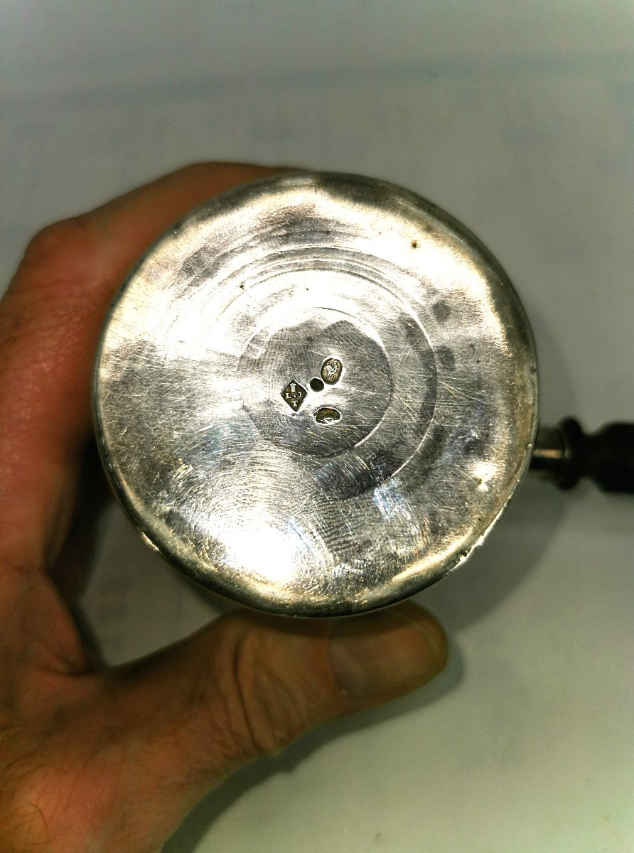 Solid Silverware - Covered Milk Jug - Early 19th Century -photo-4