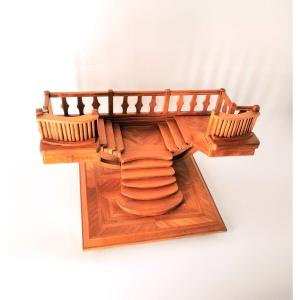 Maquette d'Escalier De Maîtrise ou de Délassement 1900/1950