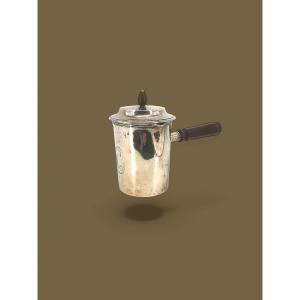 Solid Silverware - Covered Milk Jug - Early 19th Century 