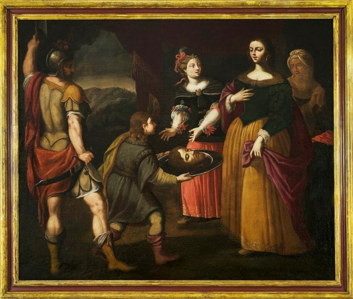Salome And The Beheading Of John The Baptist, Florentine School From The Beginning Of The 17th Century.-photo-3